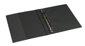 Ringband A4 lederlook zwart &oslash; 25 mm