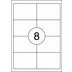 Rillprint A4 etiketten 100 vel 97x67,6mm