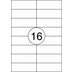 Rillprint A4 etiketten 100 vel 105x37mm