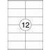 Rillprint A4 etiketten 100 vel 105x48mm