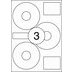 Rillprint A4 etiketten 100 vel CD-ROM 3