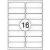 Rillprint A4 etiketten 100 vel 99,1x33,9mm
