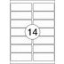 Rillprint A4 etiketten 100 vel 99,1x38,1mm
