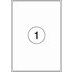 Rillprint A4 etiketten 100 vel 199,6x289,1mm